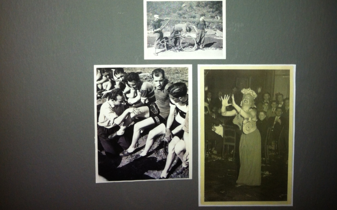 Paul Eppstein, geboren 1917 in Zürich Aussersihl. Paul war in seiner Jugend im Radport als Masseur und Betreuer tätig. Er war auch als Künstlerfreund Organisator und Entertainer in der Künstlerszene aktiv, hier mit seiner Figur "Carmen Miranda" 