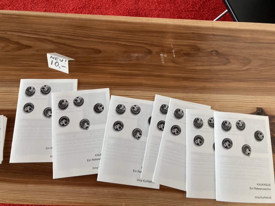 message salon embassy Zine Nr.20,  Irina Kurtishvili "Kaukasus – Ein Referenzarchiv"