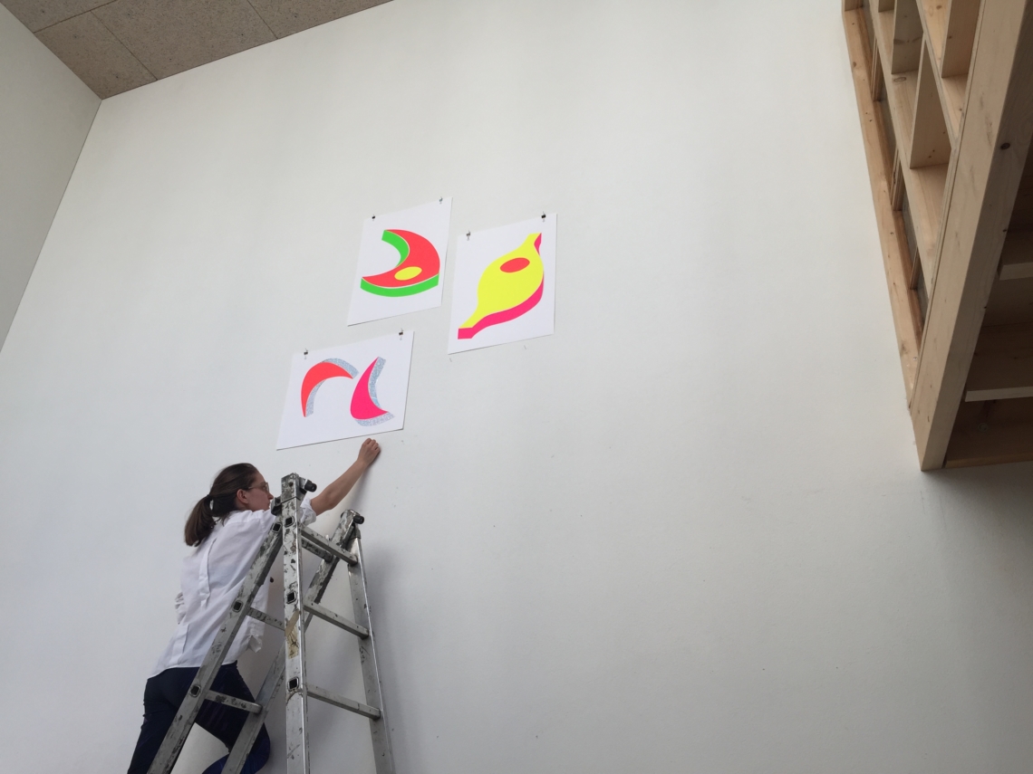 cleaning up the studio