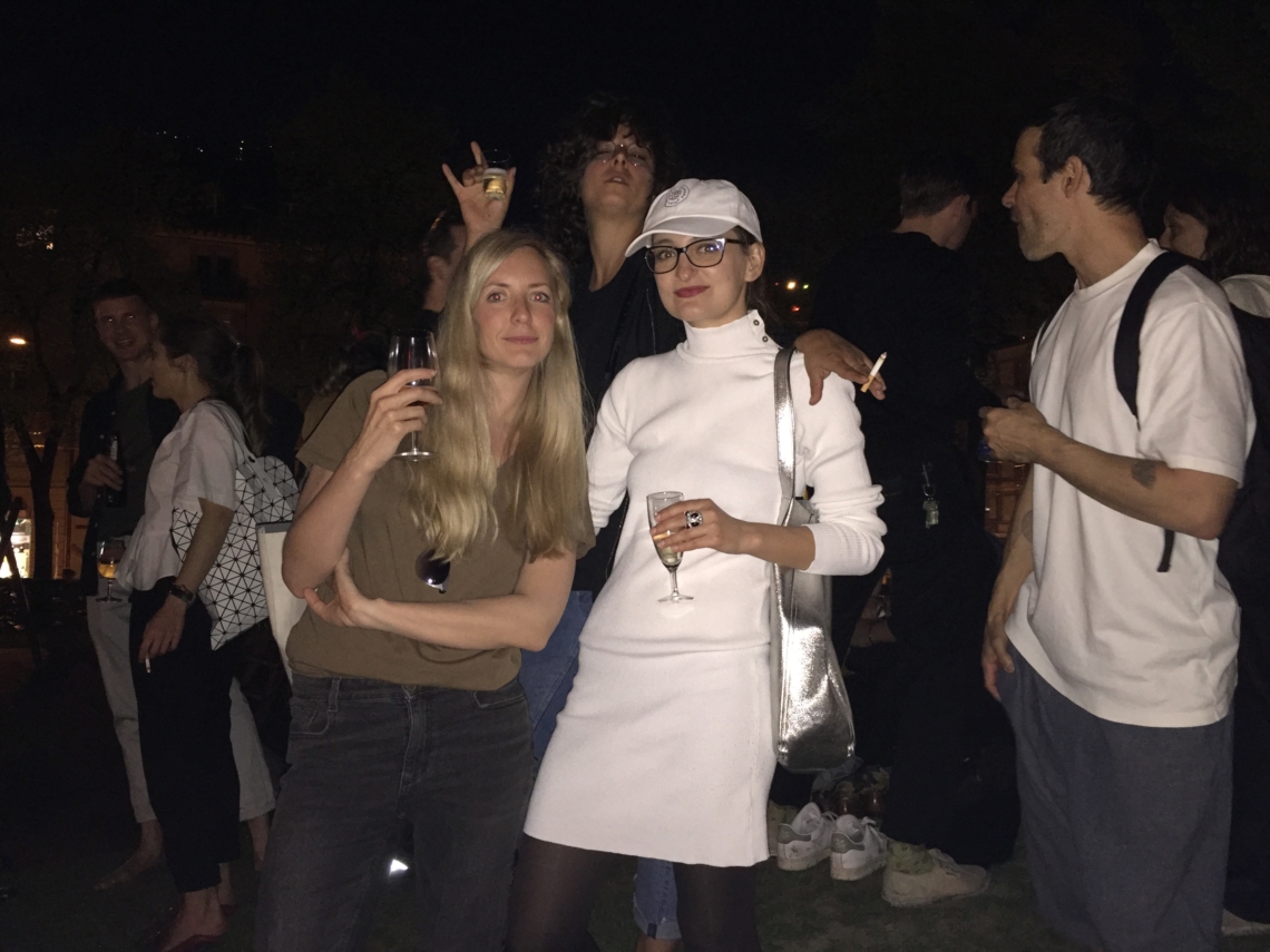 Last night in Zürich, with curator Petra Tomljanović and writer Ivona Brdjanovic