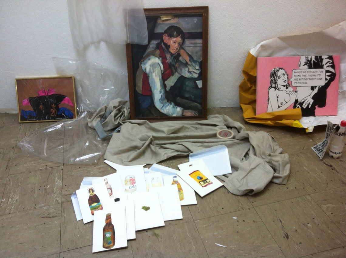 Mayo&Friends, Kunstsammlung Installationsansicht message salon