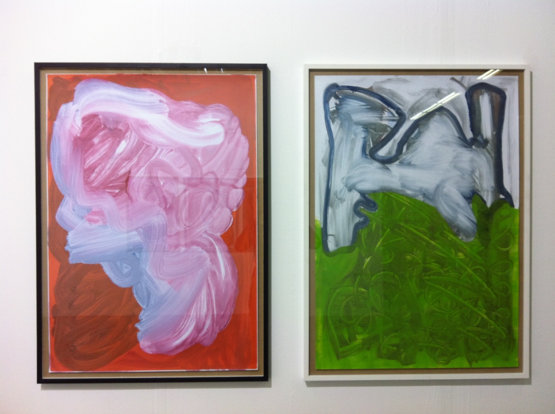 Installationsansicht, Monotoypie/Siebdruck, 2009-2011 