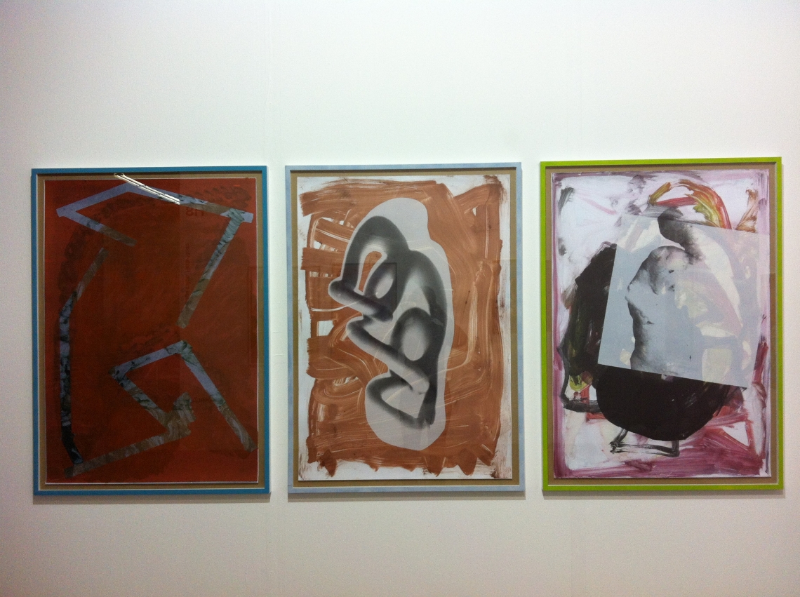 Installationsansicht, Monotoypie/Siebdruck, 2009-2011 