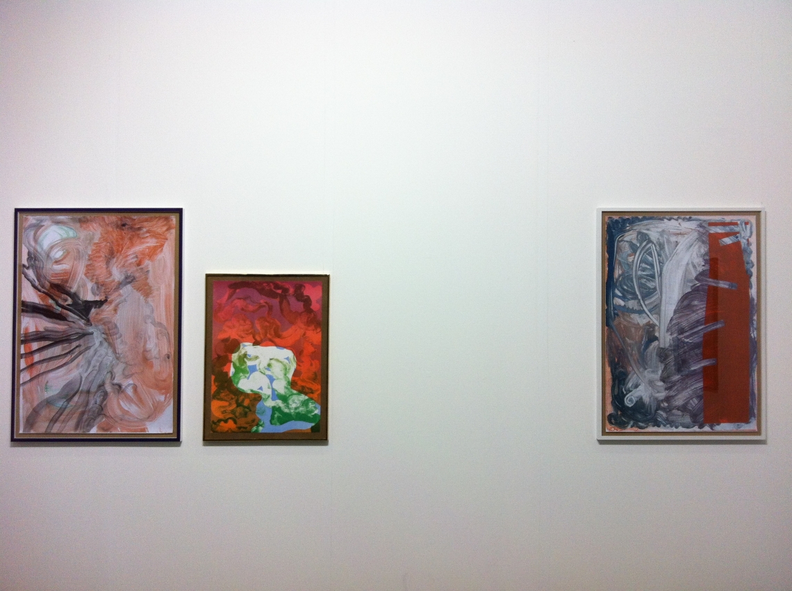 Installationsansicht, Monotoypie/Siebdruck, 2009-2011 