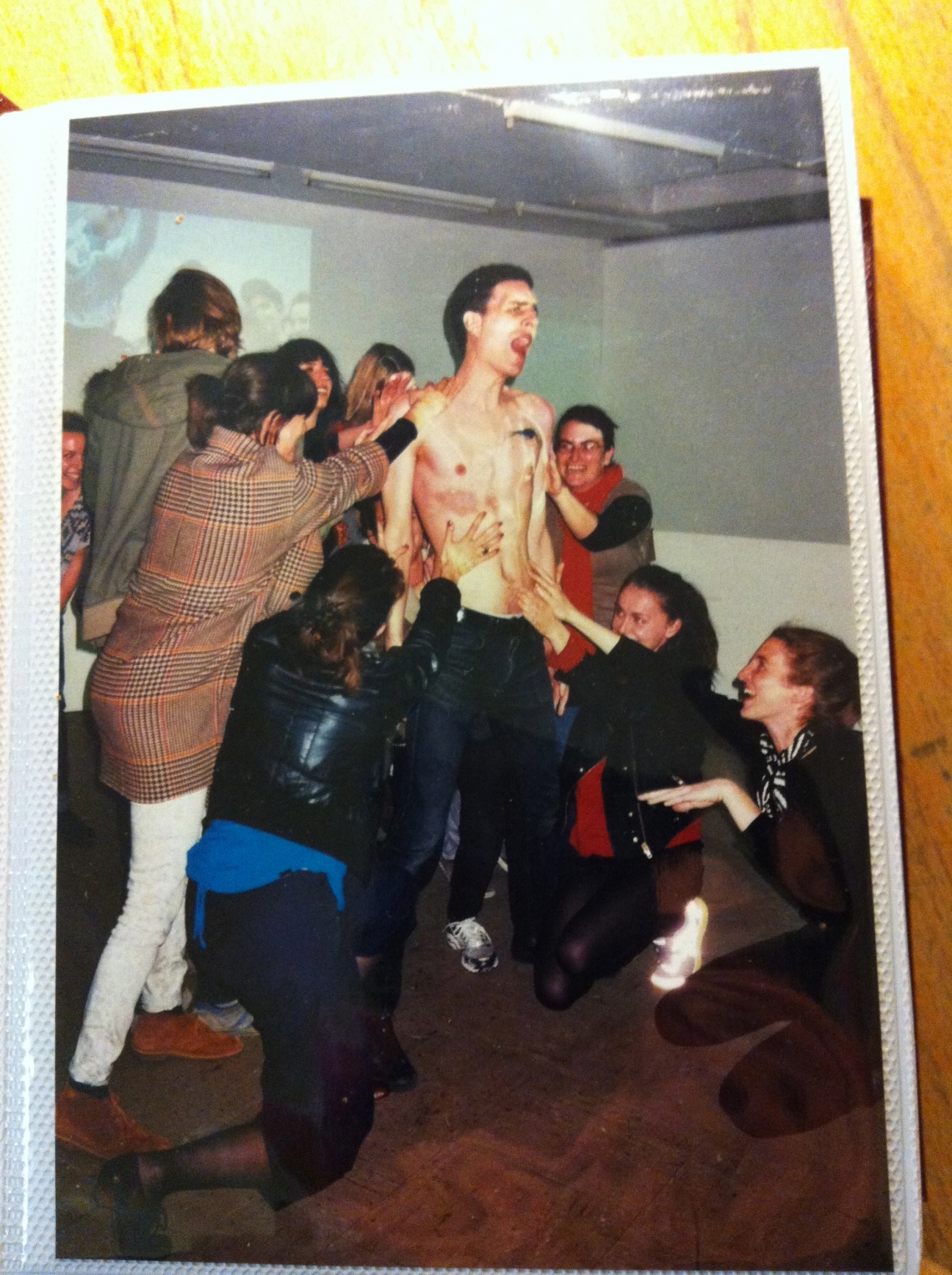 Performance, message salon 2012. Aus dem Fotoalbum message salon