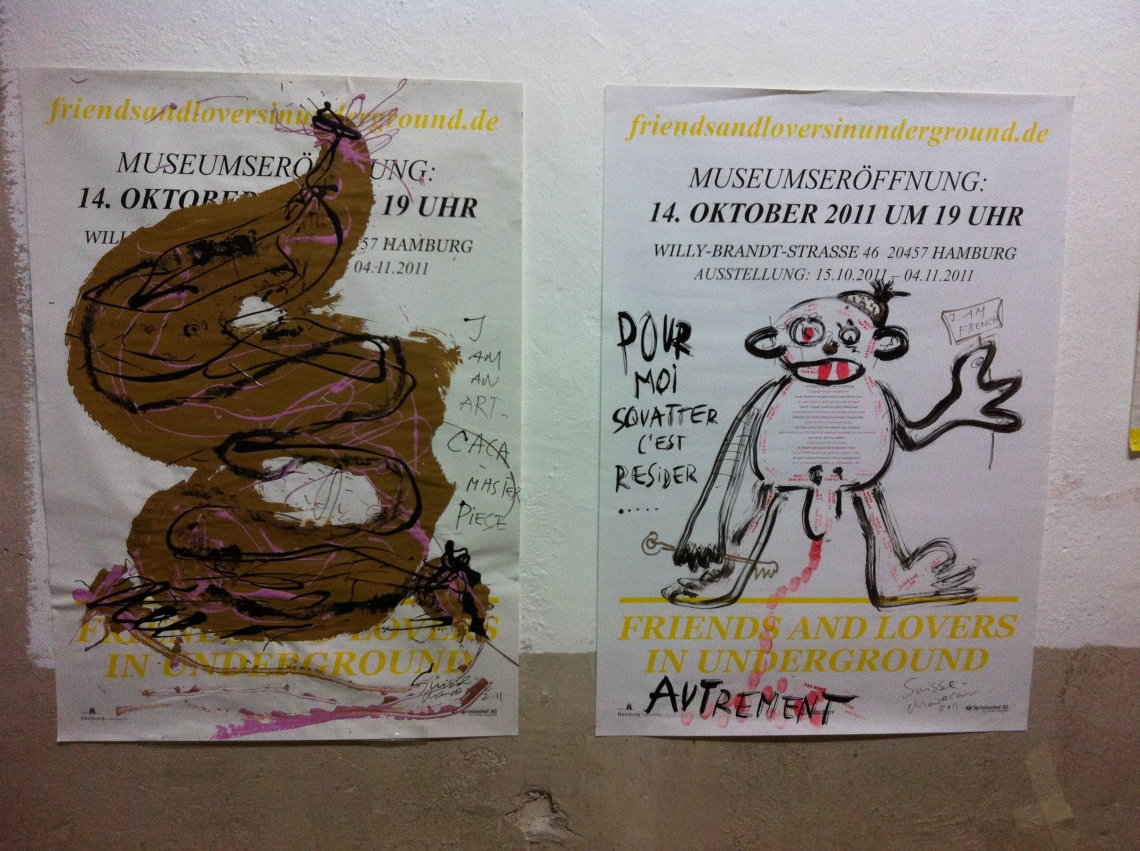 Friends&Lovers in Underground, Installationsansicht Perla-Mode Foyer