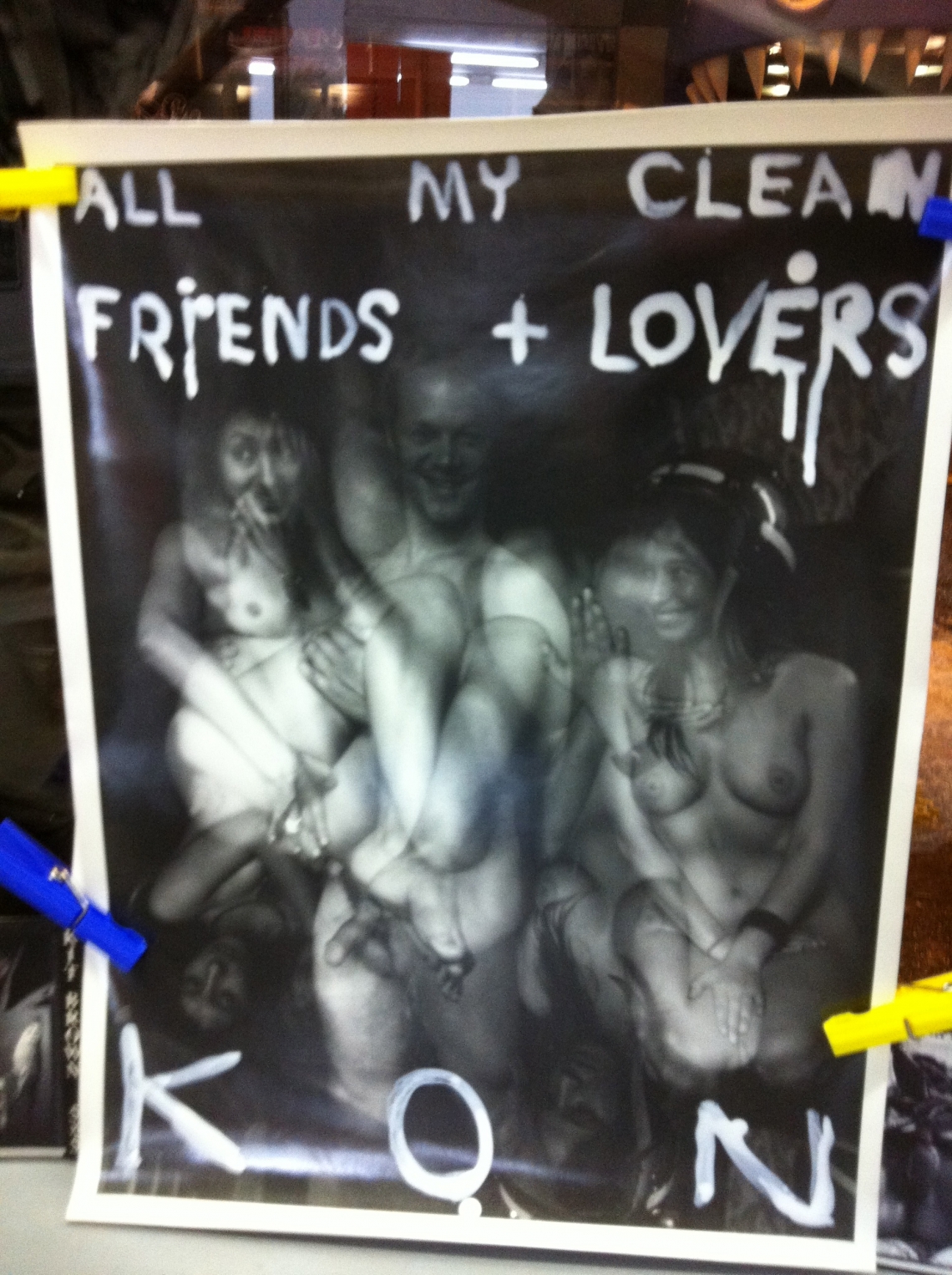 Friends&Lovers in Underground, Installationsansicht Perla-Mode, Kit Brown / Dejan 2013