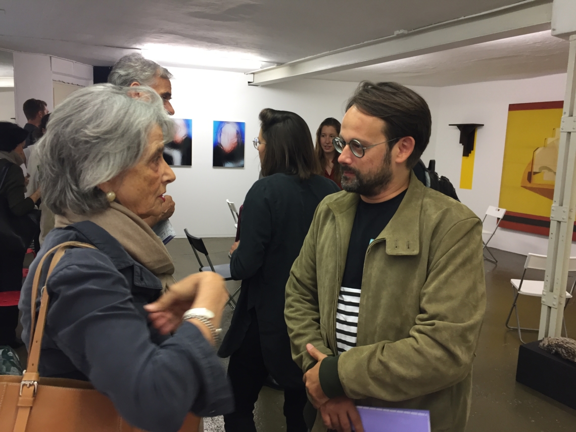 im Gespräch mit Grand Dame Jacqueline Burckhardt, in der Galerie Last Tango