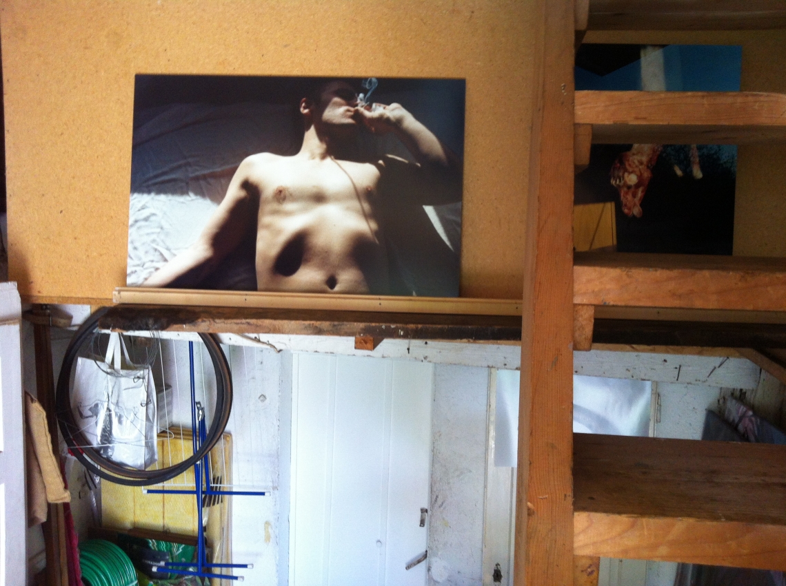 Installationsansicht «In der Hütte», Atelier Schwamendingen