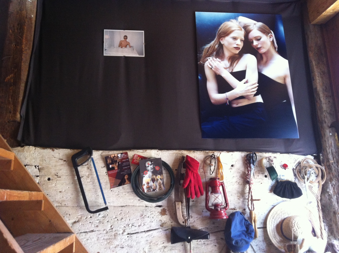 Installationsansicht «In der Hütte», Atelier Schwamendingen