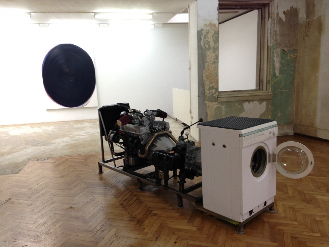 Schwarze Löcher, Installationsansicht, message salon 2013