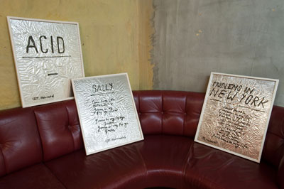 Die elf Mantras (Ausschnitt), Installationsansicht, 2010