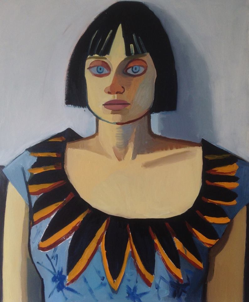 Anna Lukashevsky "Masha", oil on linen, 70/90, 2014

