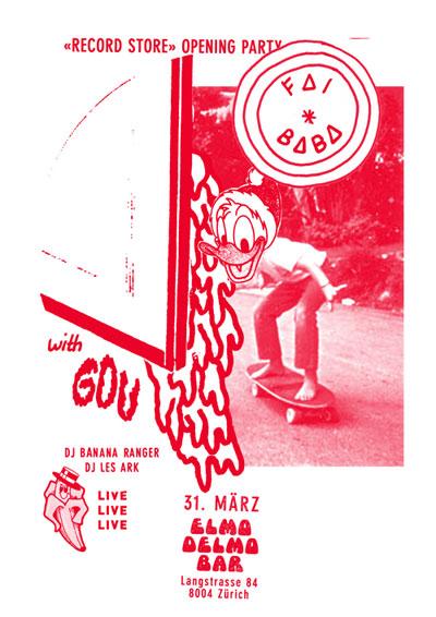 Ronny Hunger: Konzertplakat "Fai Baba", 2012