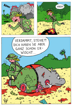 Patrick Graf: Seite aus "The Ypsilonia War", 2011