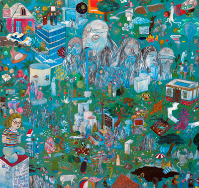 Patrick Graf: Welt b, 2010
ca. 140 x 140 cm
