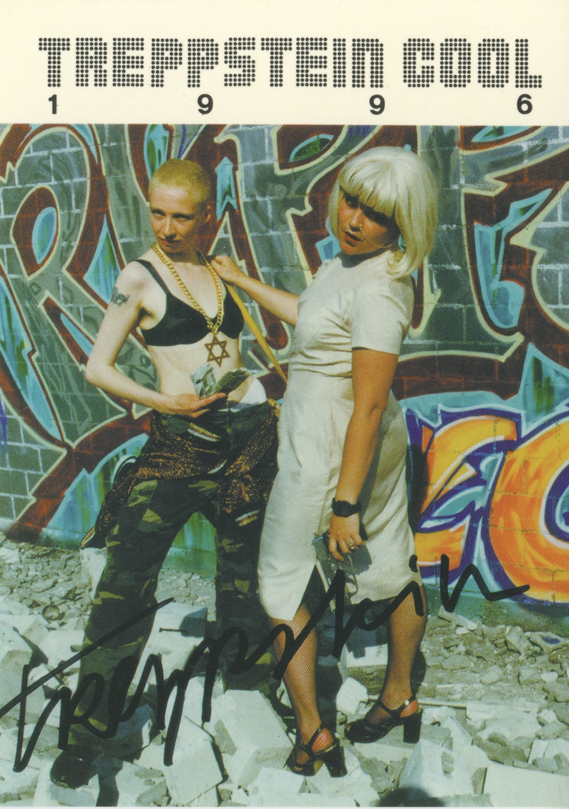 Treppstein Cool Autogrammkarte, 1996, Foto Martin Frei