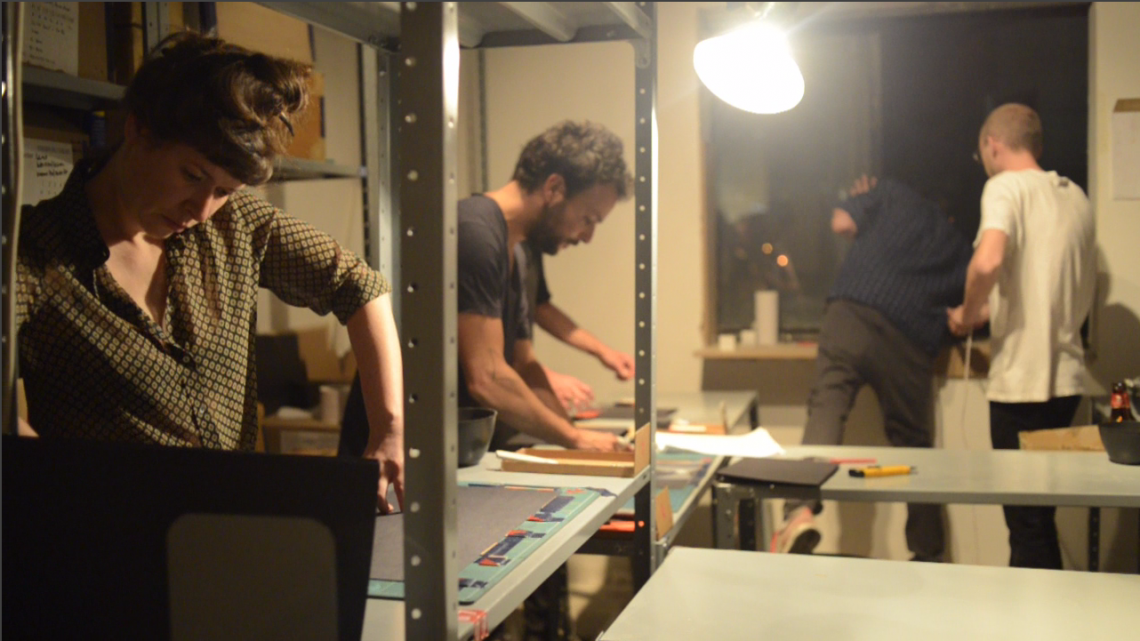 "Always were in darkness" assemble line 1, Baad 2014