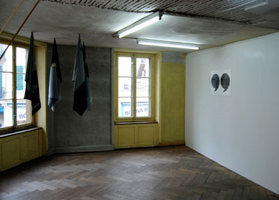 Ausstellungsansicht im message salon downtown, Esther Eppstein, 2008