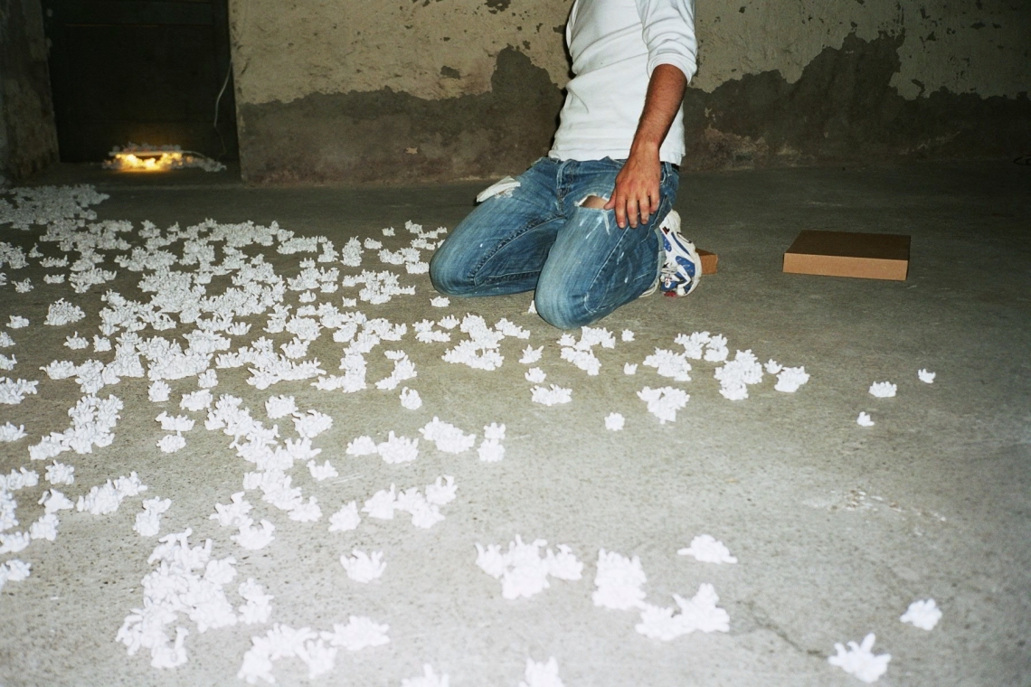 Michael Günzburger & Petra Ronner. Installationsansicht message salon