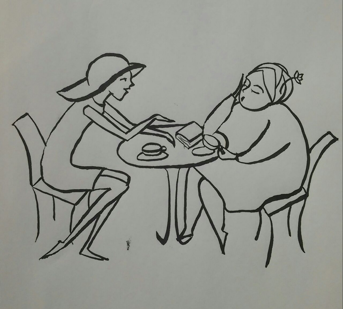 "Salon" by Francesca Strik Lievers, 2015. 