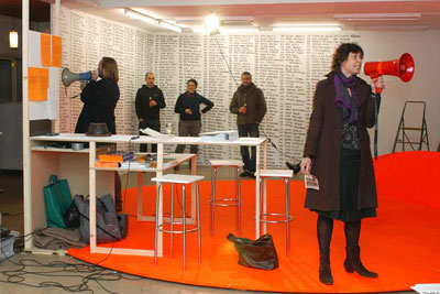 Szene, von Renata Burckhardt mit Dominik Locher, Miriam Japp.