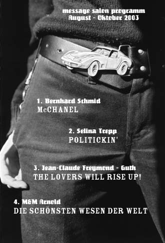 Programm August-Oktober 2003