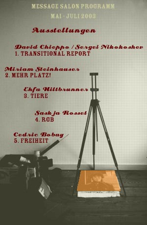 Programm Mai-Juli 20003