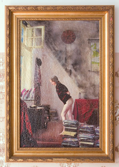 Divo-Vectomov: Die Kaktusliebhaberin, 2009
Öl auf Leinwand